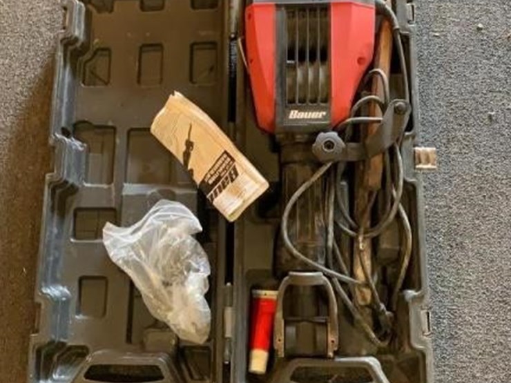 BAUER ELECTRIC JACKHAMMER Lot , Construction Dispersal Auction