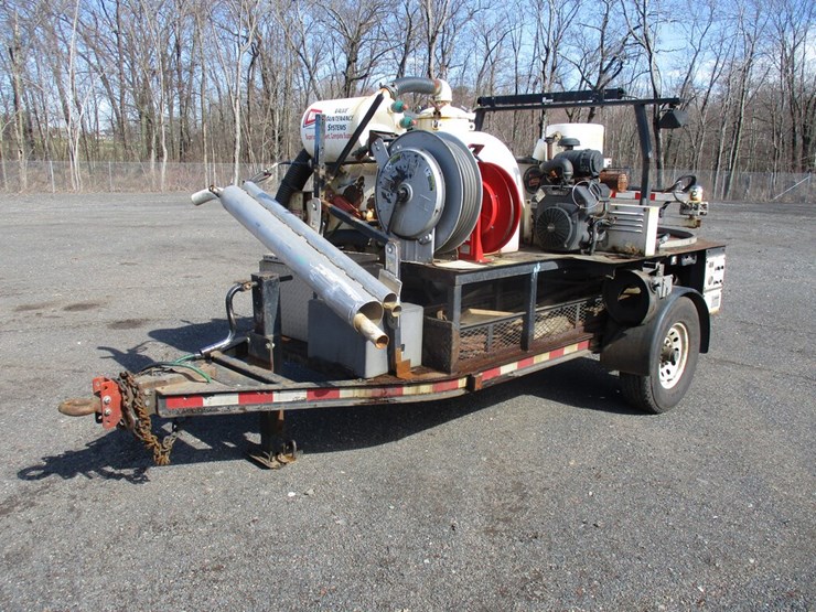 2008 Wachs Gate Valve Exerciser Trailer Lot 159, Public Equipment