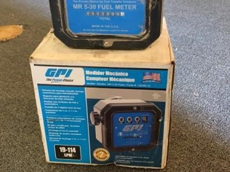 GPI MR 530 FUEL METER Lot , Construction Dispersal Auction Ring 2
