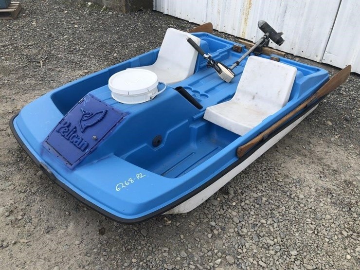 Pelican Paddle Boat w/ Converted Electric Motor Lot 6268, May