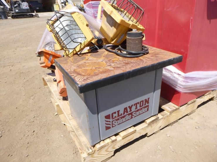 Clayton Oscillating Spindle Sander Lot 9647, Monthly Public Auction