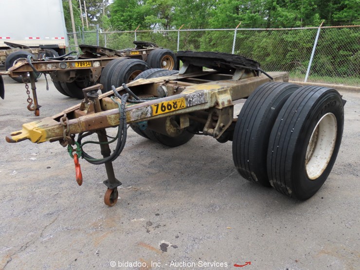 MNN CG Single Axle Converter Gear Dolly 5th Wheel Trailer Air Brakes bidadoo Lot , Weekly