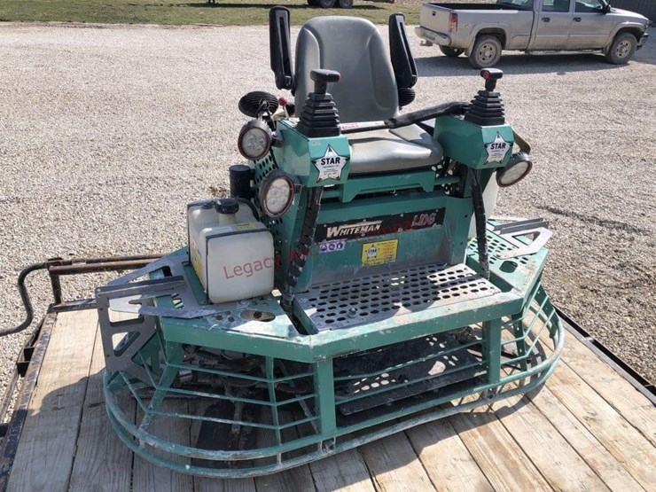 Whiteman LD6 power trowel Lot 215, Construction Liquidation Auction