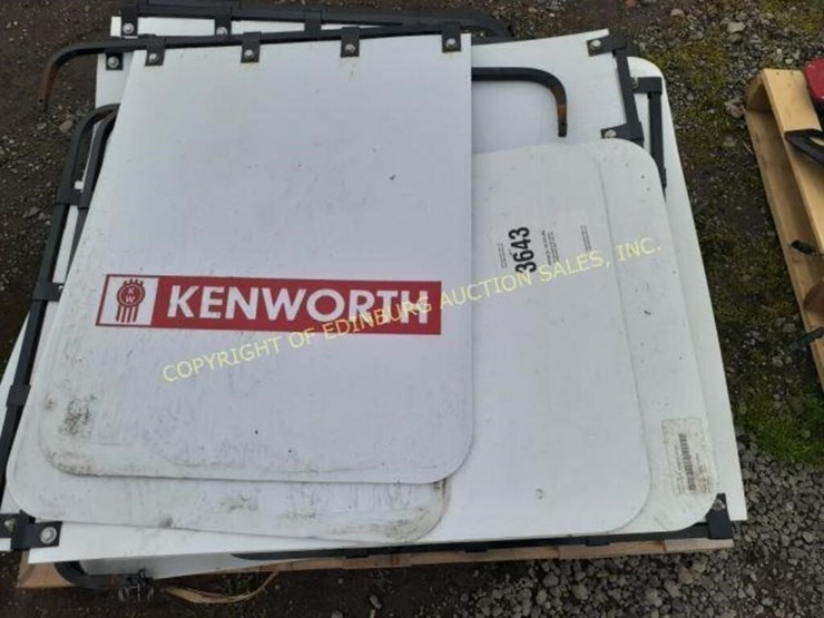 Kenworth Mudflaps Lot 3643, 2022 Online Consignment Auction, 5/20