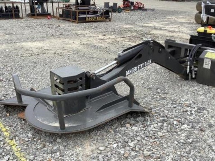 Spartan 4' Skid Steer Boom Mower Attachment Lot 1000, May 2022 Farm