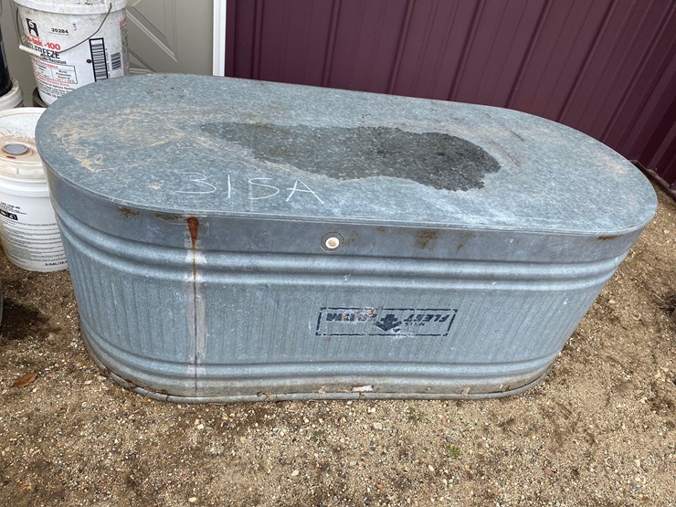 315A • FLEET FARM GALVANIZED STOCK TANK Lot 315A, SANDY & MARK