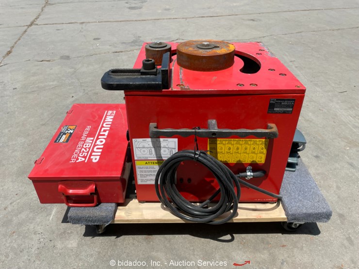 2021 Multiquip MB25A Portable Electric Rebar Bender Adjustable Angle