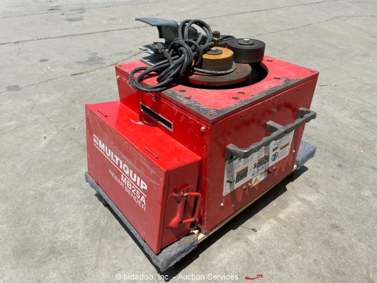 2021 Multiquip MB25A Portable Electric Rebar Bender Adjustable Angle