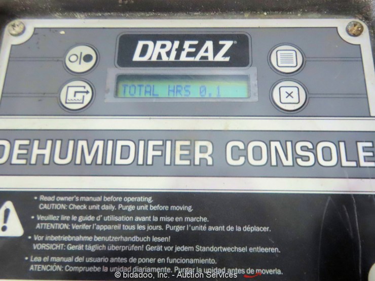 DriEaz Drizair LGR 2000 F232 Portable Electric Dehumidifier 115V