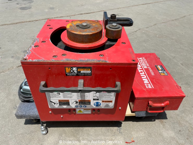 2021 Multiquip MB25A Portable Electric Rebar Bender Adjustable Angle