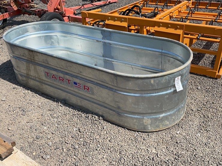 TARTER GALVANIZED WATER TROUGH Lot 4378, 13th Annual 3 Day Summer Absolute Auction Ring 4