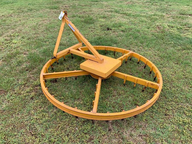 6' ROTARY ARENA HARROW, 3PT Lot 195, Odor Farm Equipment Auction, 6