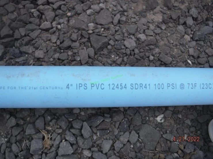 4" IPS PVC Blue Pipe Lot 973, SUMMER 2022, 6/15/2022, Magic Valley