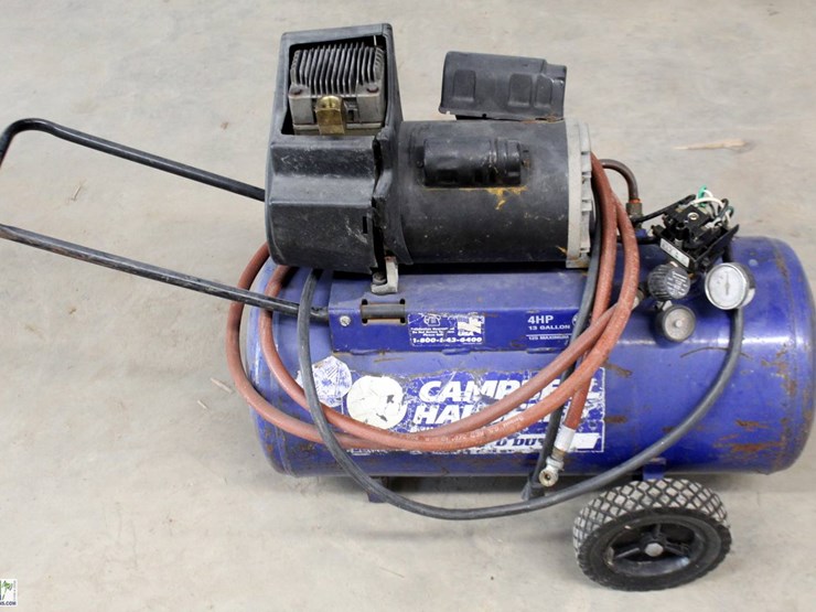 Campbell Hausfeld 4 HP. 13 Gal. Air Compressor Lot 173, ONLINE