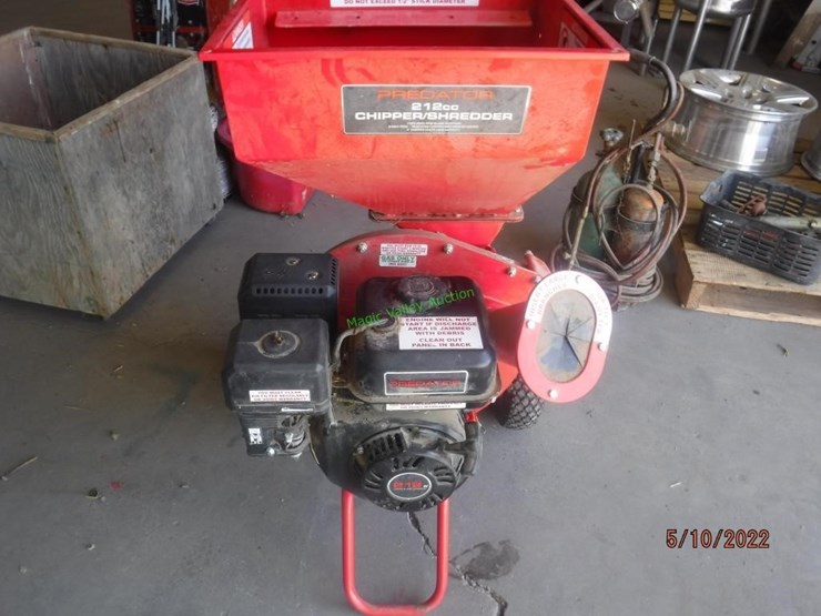 Predator Wood Chipper/Shredder Lot 587, SUMMER 2022, 6/15/2022