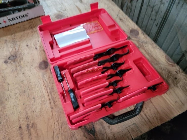 Pittsburgh Snap Ring Plier Set Lot 505, Patricia Plutowski Estate