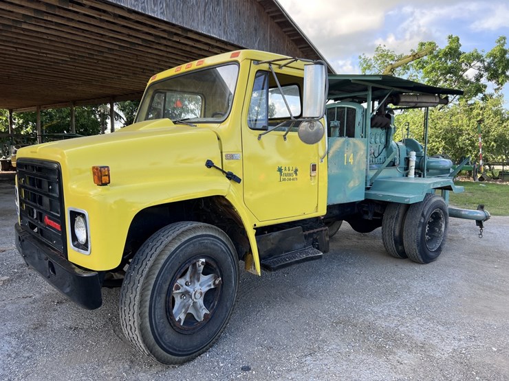 International Pump Truck Lot 1091, A & J Farms, Inc. Auction, 6/25