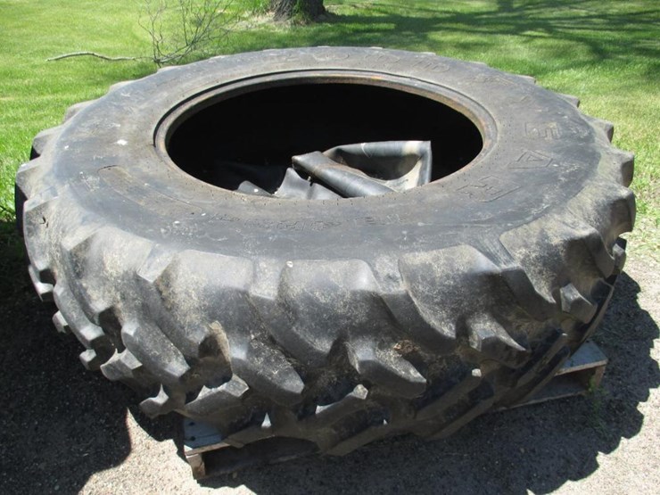 (1) Goodyear 18.4R34 Tractor Tire Mondovi Yard Lot 638, June