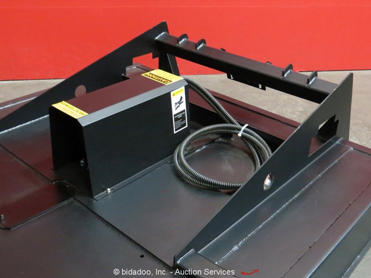 Greatbear Rotary Brush Cutter Hydraulic Skid Steer Attachment bidadoo