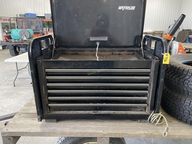 Waterloo Professional Tool Chest Lot 746, June Online Farm Consignment, 6/30/2022, Gavin Bros