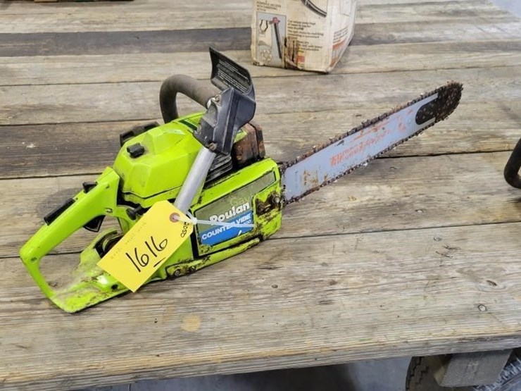 Poulan Counter Vibe 3400 Chain Saw Lot 1616, June Online Farm