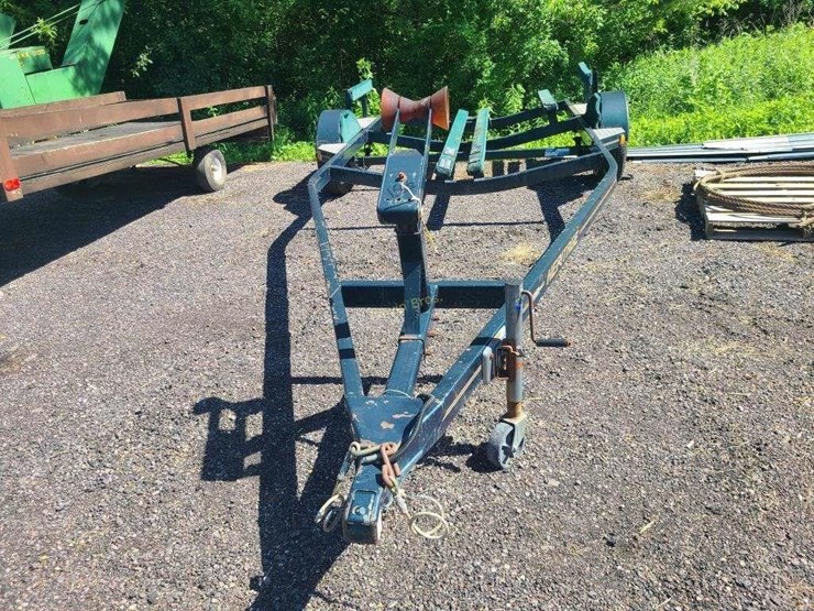 Heritage single axle boat trailer Lot 1506, June Online Farm
