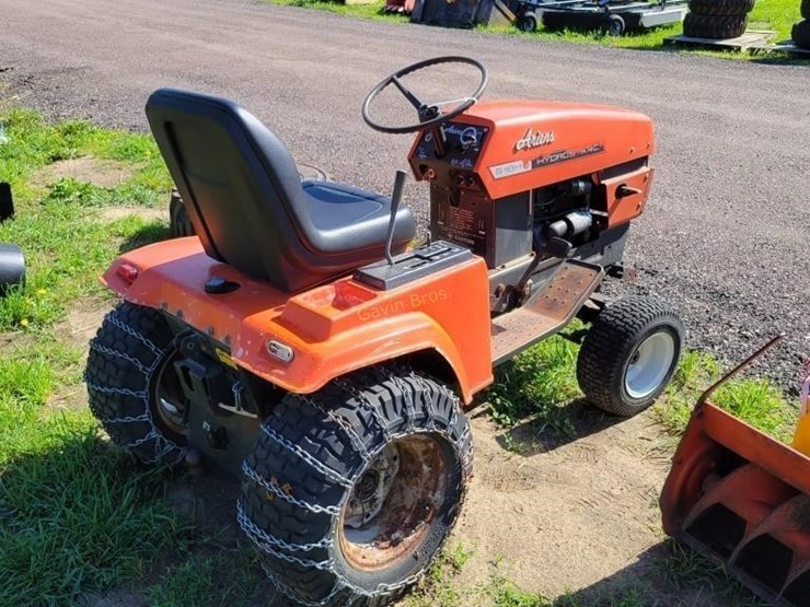 Ariens 518H hydro lawn tractor Lot 526, June Online Farm
