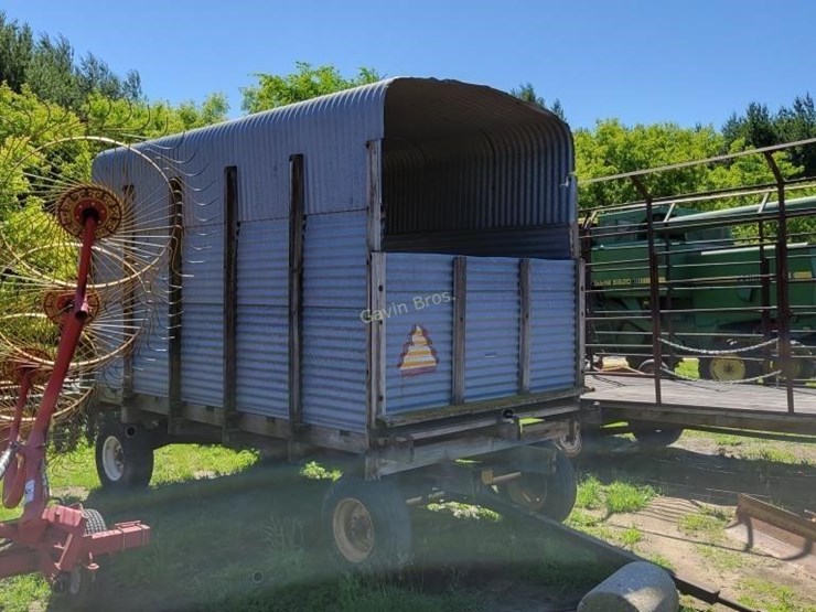 14' Wagon with box Lot 70, June Online Farm Consignment, 6/30/2022