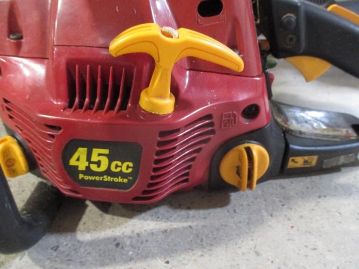 Homelite Timberman 45 gas chain saw Lot 118, June Machinery, Outdoor