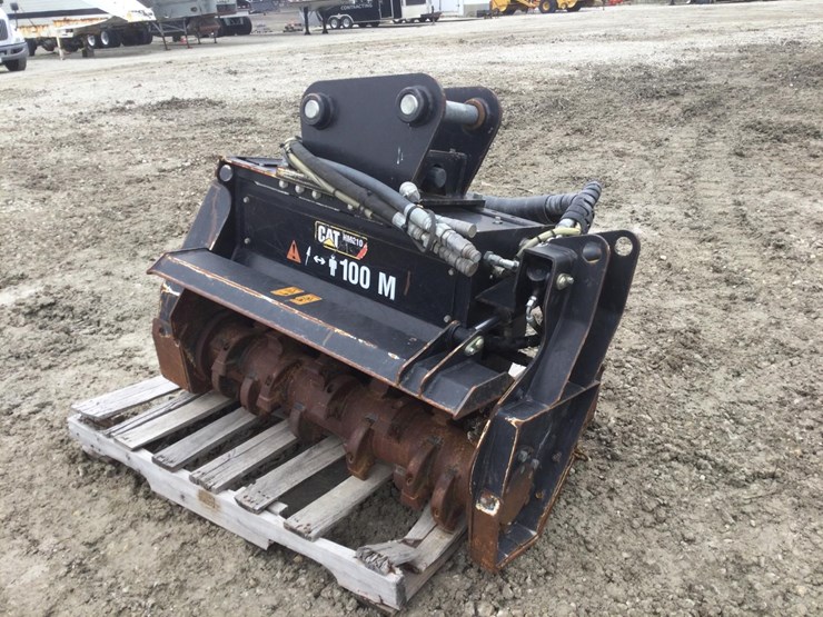 Caterpillar HM 210 Skid Steer Mulcher Head Lot GT3217, Jun 29, 2022
