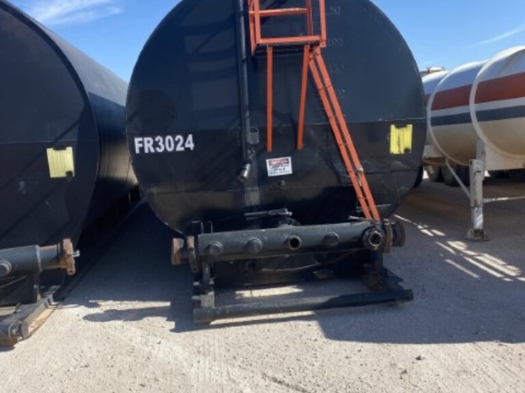 500BBL Skidded Frac Tank Location Odessa, TX Lot 5063, BIG AUCTION