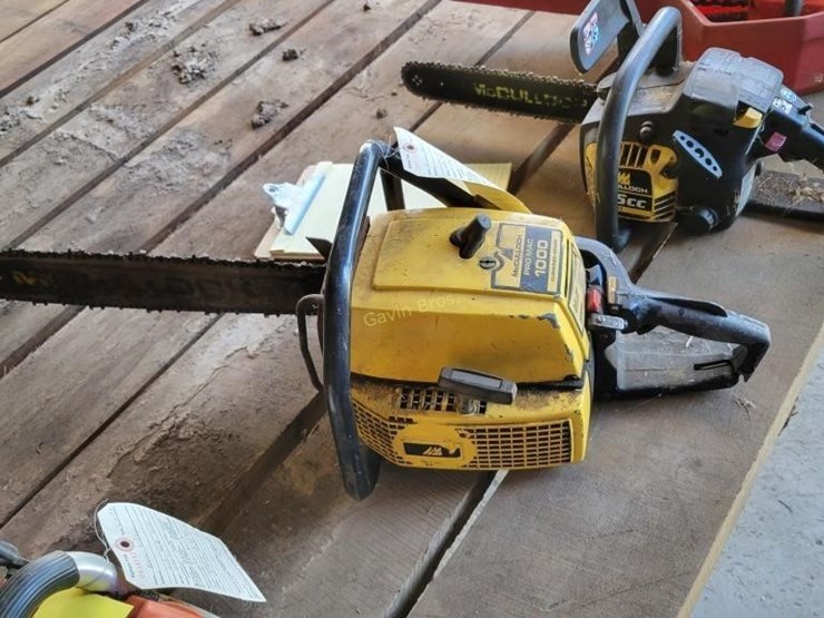 McCullough Pro Mac 1000 chain saw Lot 217, Nelson Tractors, Farm