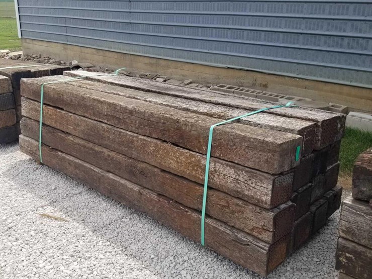 USED RAILROAD TIES Lot 29, Lewis Farm Equipment & Livestock