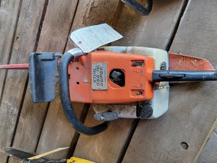 Stihl 056AV Super Chain Saw Lot 216, Nelson Tractors, Farm Machinery