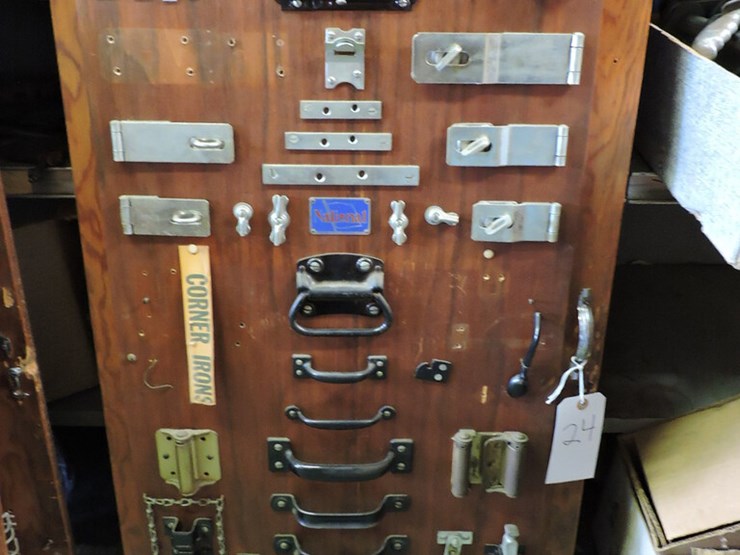 Vintage Hardware Store Display 39" Tall X 22" Wide See Photos Lot