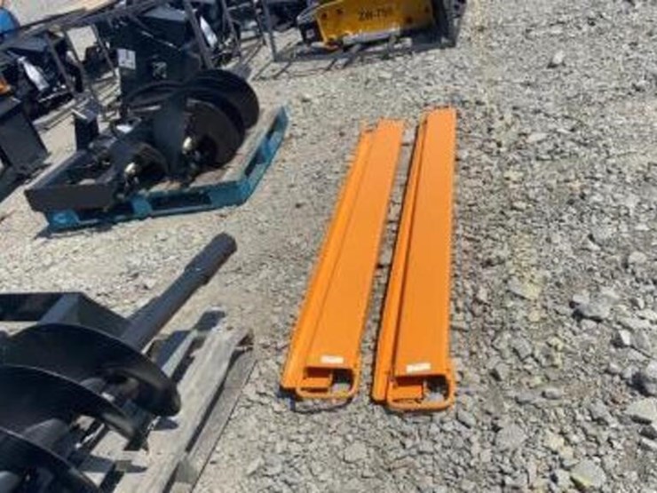 Unused Wolverine Skid Steer Pallet Fork Extensions Lot 1110, August 2022 Farm & Heavy