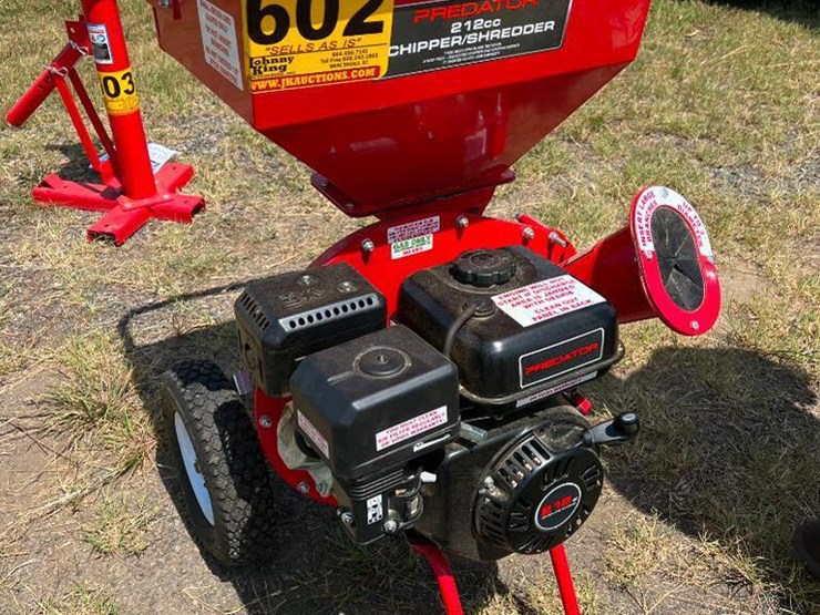PREDATOR CHIPPER SHREDDER Lot 602, Equipment, Vehicles, Tools, 8/6
