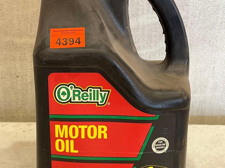 OReilly SAE5W20 Motor Oil Lot 4394, Elite Towers Online Auction, 8/16/2022, Ken Carpenter