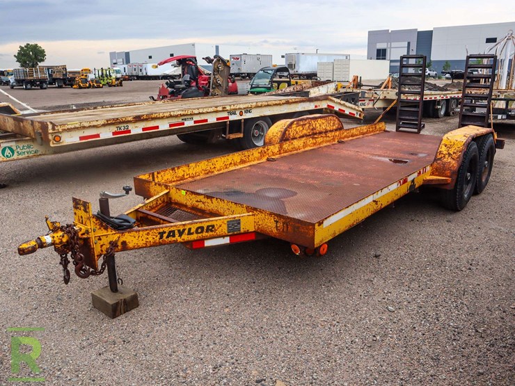 1994 Taylor T/A Equipment Trailer Lot 56, August 2022 Government