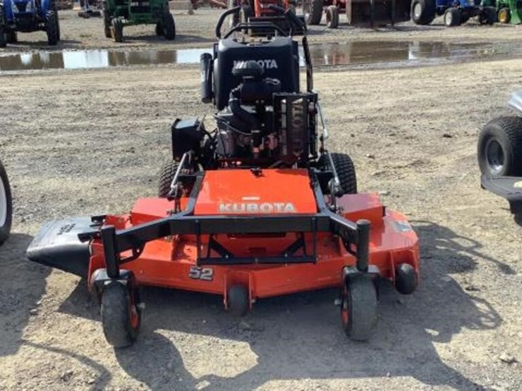 Kubota Walk Behind Mower Lot 52, August 2022 Farm & Heavy Equipment