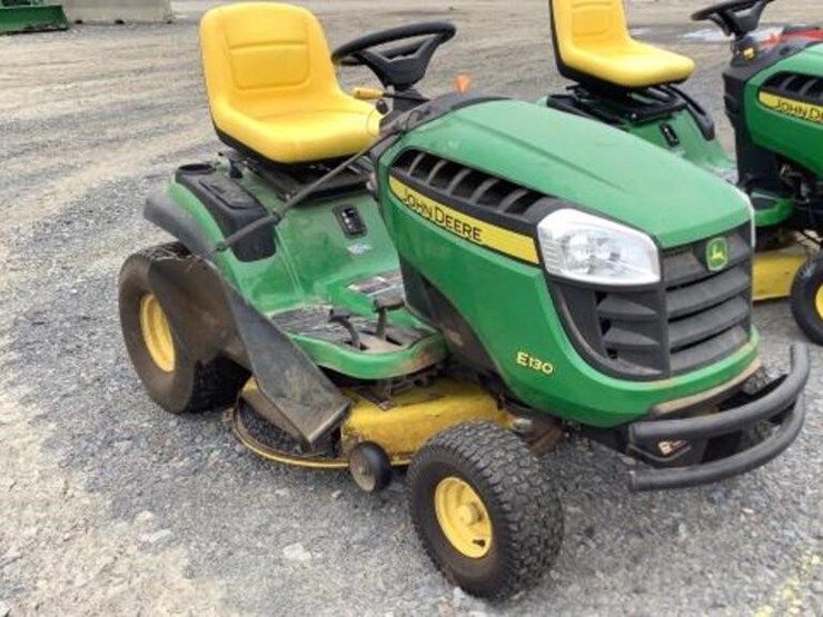 John Deere E130 Riding Lawn Mower Lot 48, August 2022 Farm & Heavy