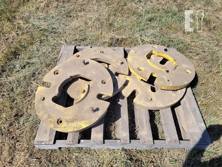 1980 JOHN DEERE WHEEL WEIGHTS Lot 7, Retirement Auction, 8/20/2022