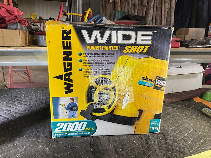 WAGNER WIDE SHOT POWER PAINTER Lot 186, MATCO TOOL SALE ONLY