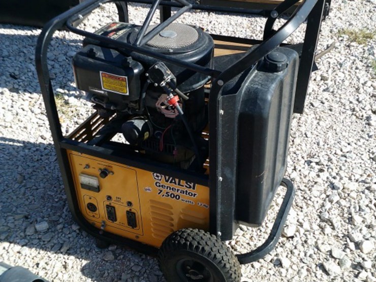VALSI 7500WT GENERATOR Lot 679, Farm, Ranch, Heavy Equipment