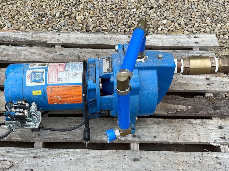 Goulds J5s Shallow Well Jet Pump Lot 622 Summer Online Equipment Auction 8232022 