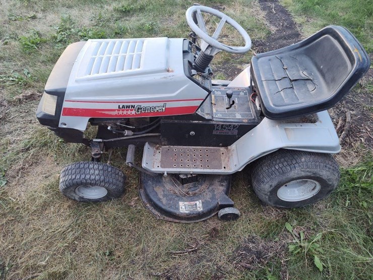 42" Lawn General Riding Mower Lot 110, AUGUST 2022 CONSIGNMENT SALE