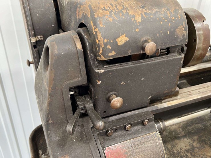 Logan model 820 metal lathe Lot 322, Summer Online Equipment Auction