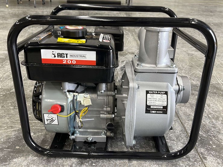 Unused AGT Industrial gas powered water pump Lot 323, Summer Online