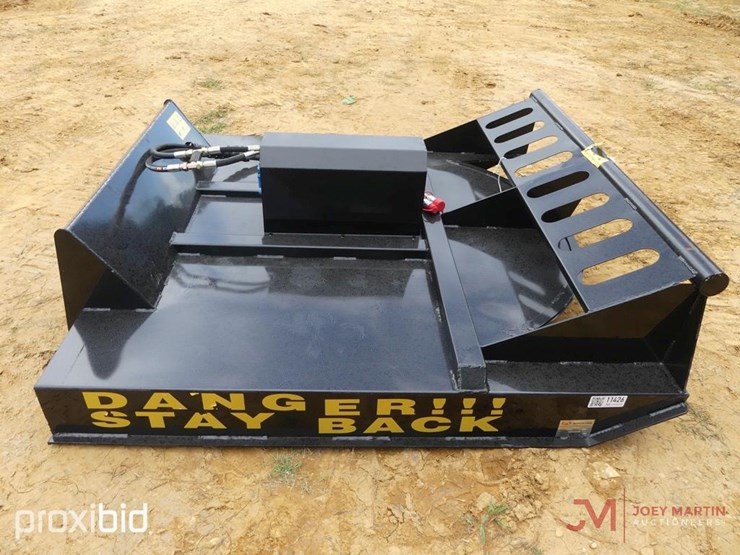 NEW/UNUSED 72" MOWER KING BRUSH CUTTER FOR SKID STEER Lot 6207, RING
