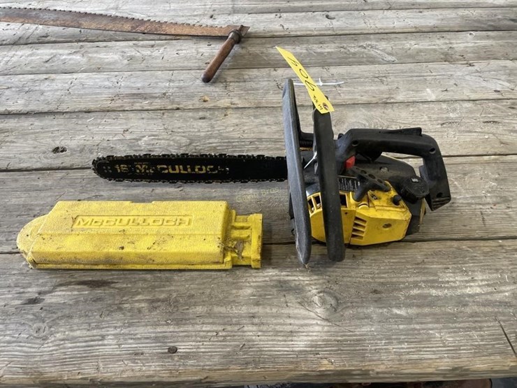 McCulloch Power Mac 310 Chainsaw Lot 904, August Farm Consignment, 8